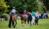 Kinder beim Ponyreiten